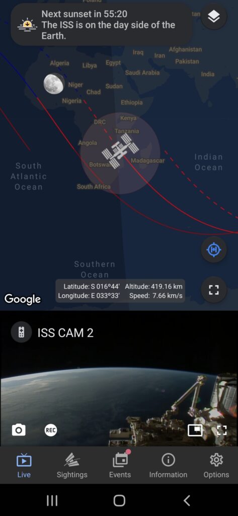 ISS on Live: Earth & ISS views